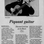 Robert Guthrie (Newspaper Article) (Ft Worth Concert)