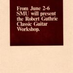 Robert Guthrie (SMU Workshop-1975) (page 1)