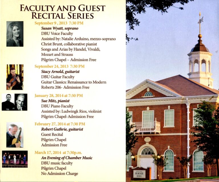 Robert Guthrie (Dallas Baptist University/2013-2014 Concert Season)